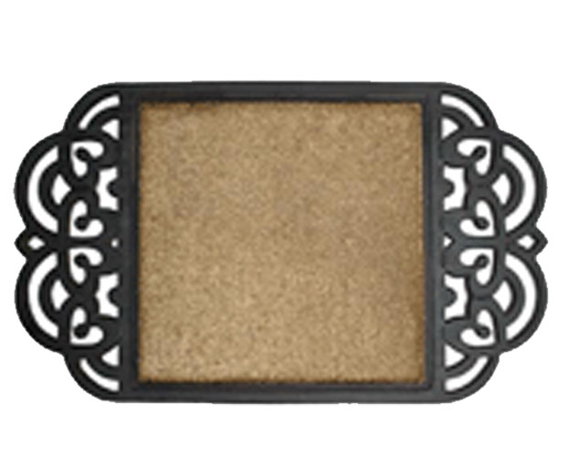 Rubber Iron Grill with Coir Mats